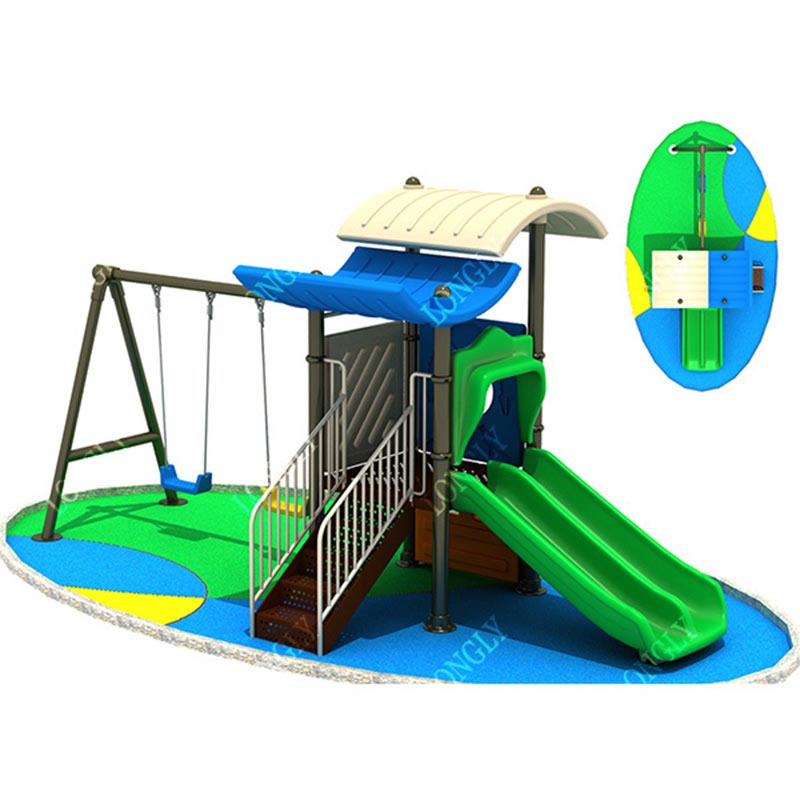 Kids Outdoor Swing And Slide - Fashionable Kids Slide with Swing Plastic