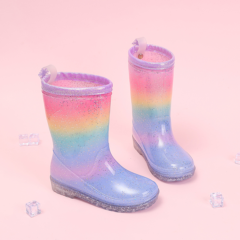 Kids Outdoor Boots - Four Seasons Cute Girls Rain Boots