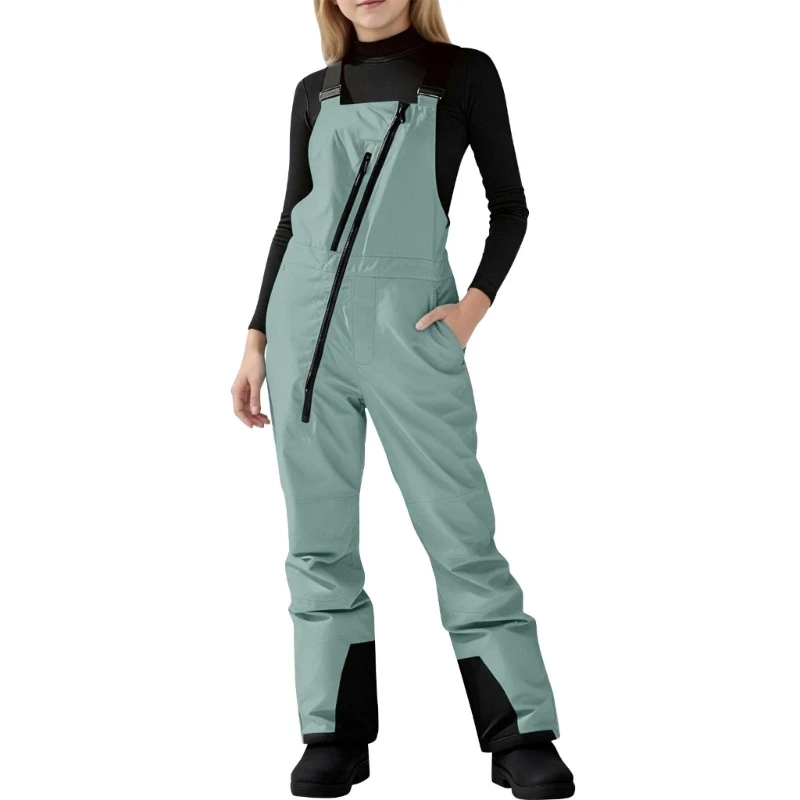 Kids Outdoor Overalls - Kids Ski Pants Ski Bibs Insulated