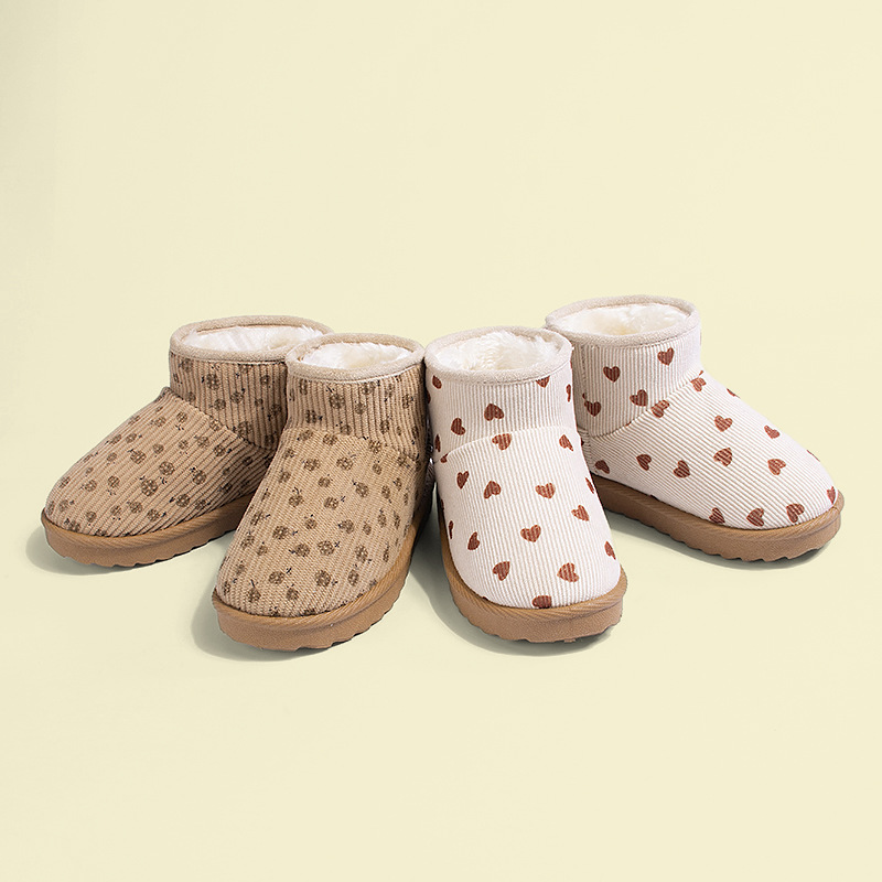 Kids Outdoor Boots - Girls' Winter Warm Short Boots Outdoor