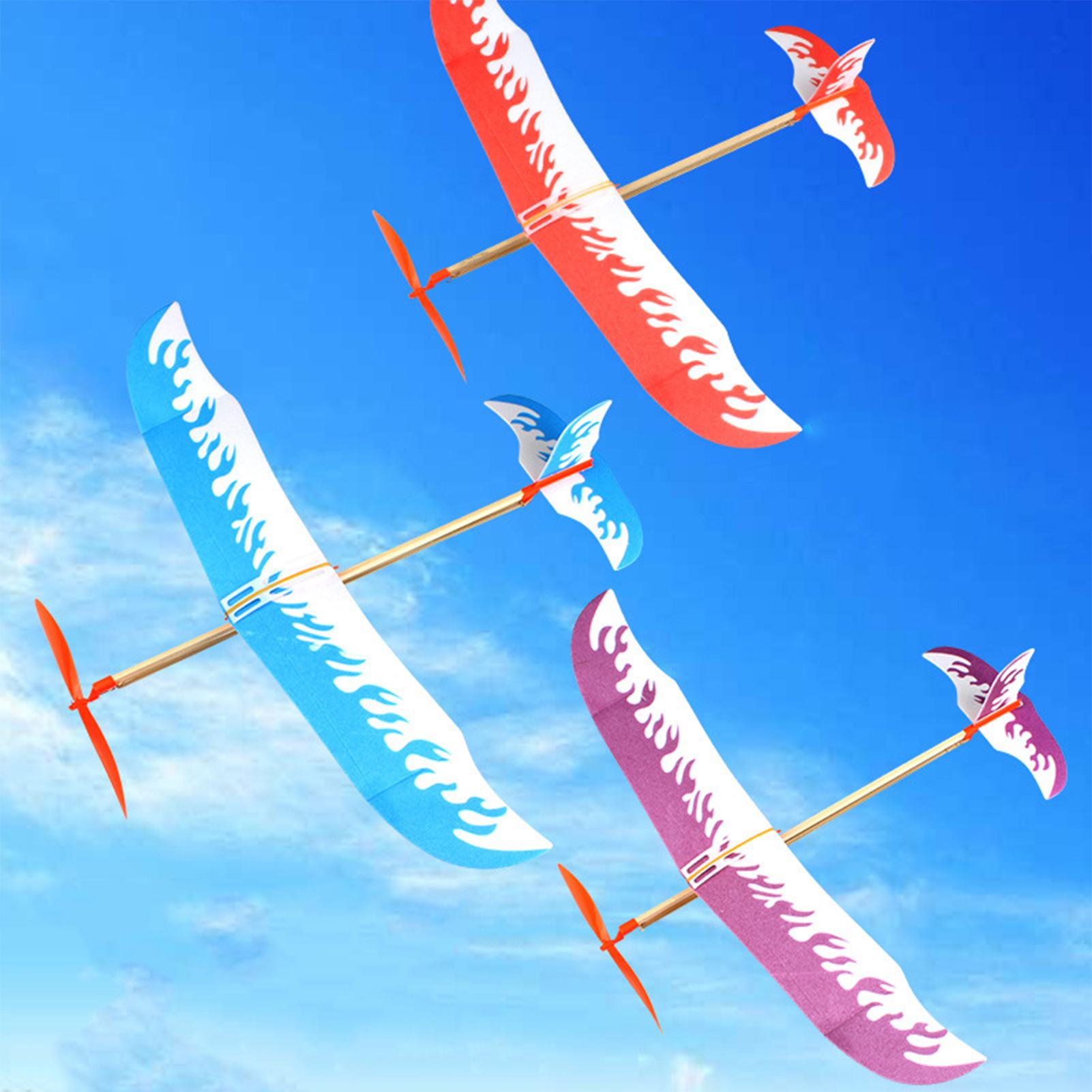 Kids Outdoor Adventure - Rubber Band Airplanes Powered Glider Aircraft