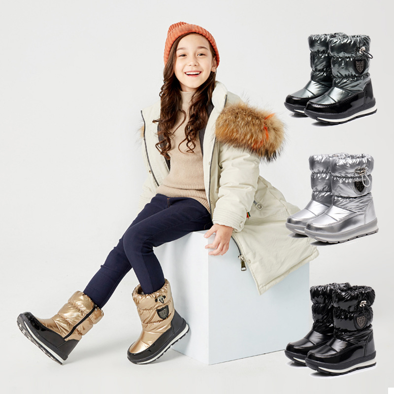 Kids Outdoor Boots - High Top Children's Snow Boots Outdoor