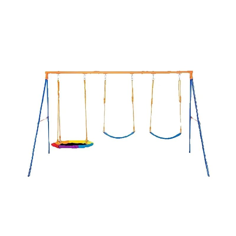 Kids Outdoor Swing - SucceBuy Swing Sets for Backyard 600lbs