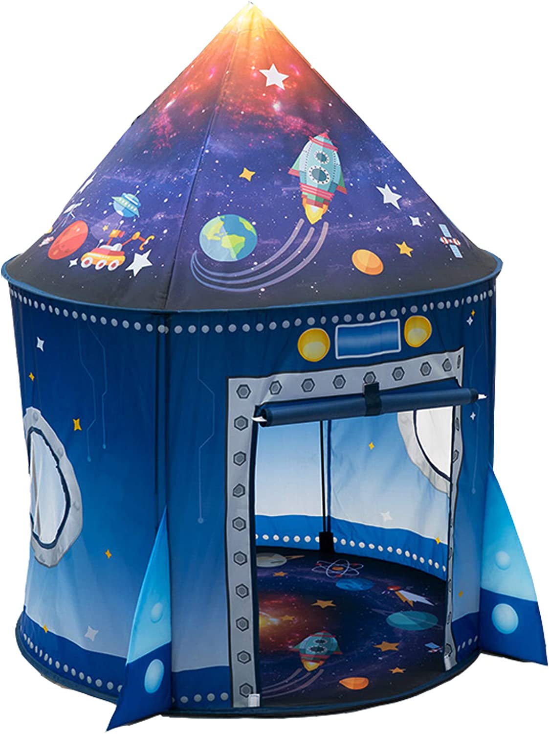 Kids Outdoor Fence - Rocket Ship Kids Tent Pop Up