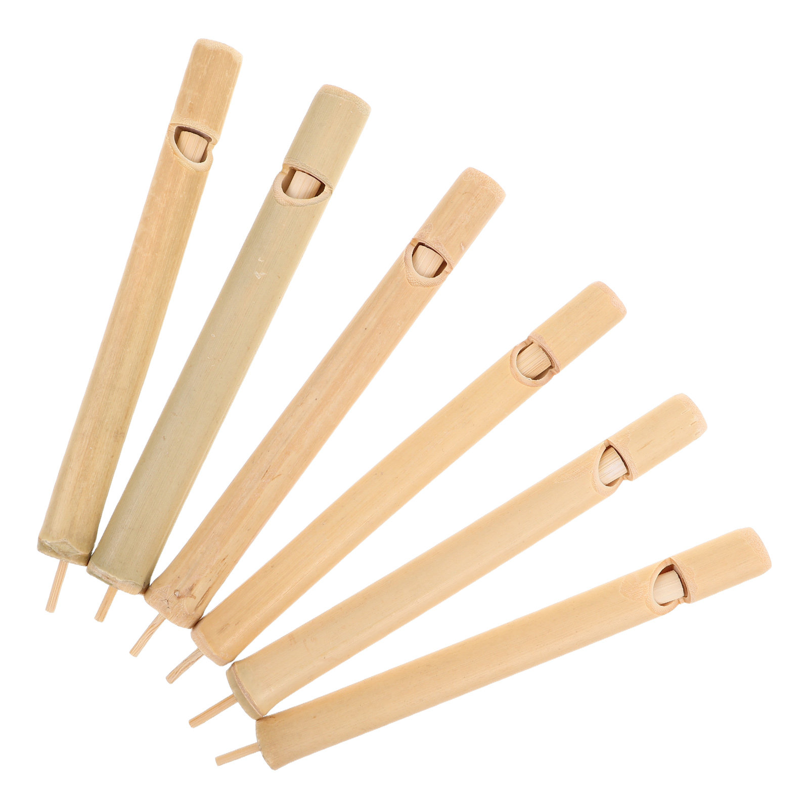 Kids Outdoor Music - 6Pcs Children's Bird Call Wooden Flutes