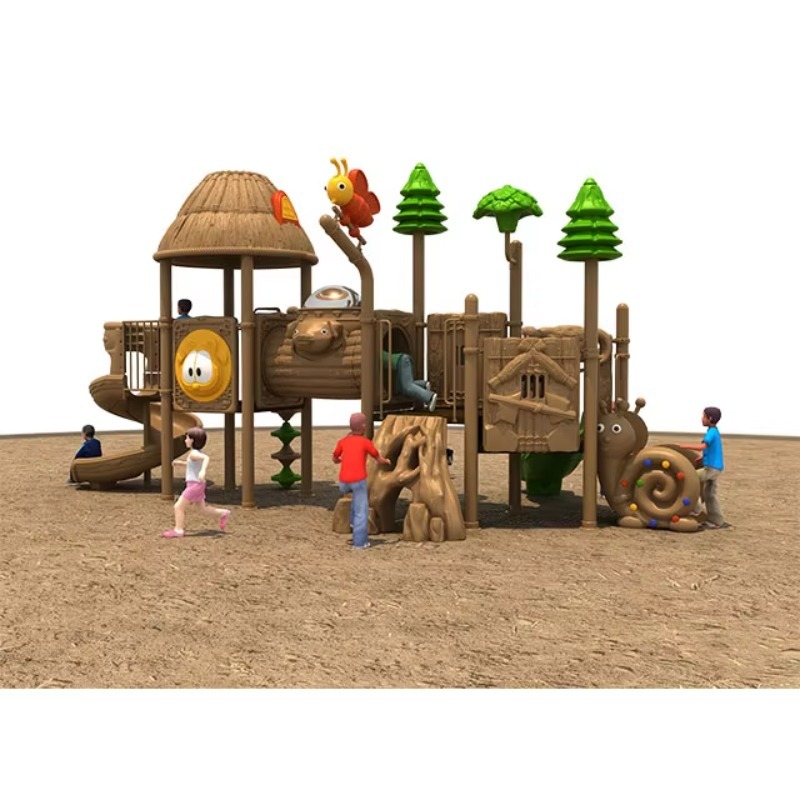 Kids Outdoor Swing - Playground Outdoor Kids Slide With Swings