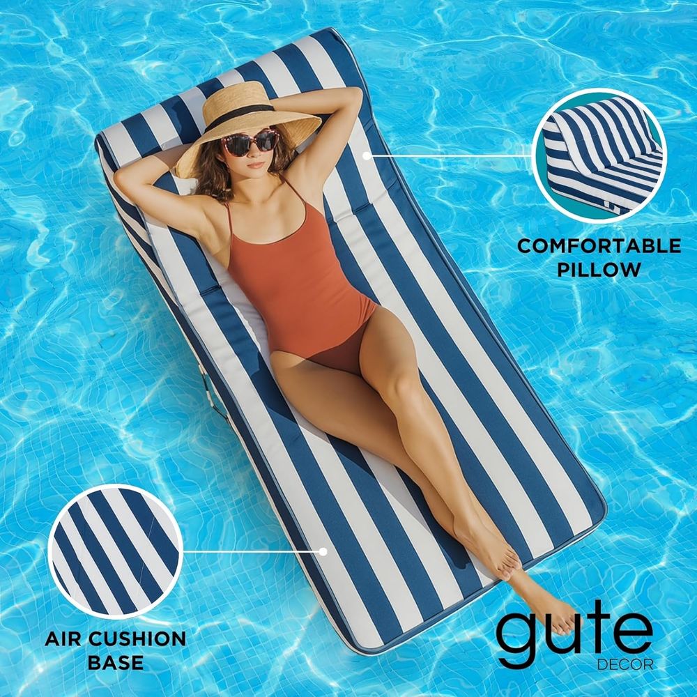 Upholstered Stylish Pool loat  - Kids Outdoor Lounger Chair ulasan dan harga