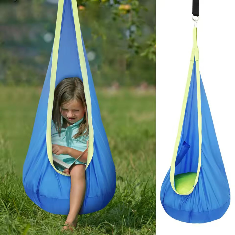 Kids Pod Swing Seat Nylon Hang - Kids Outdoor Chair Plastic ulasan dan harga