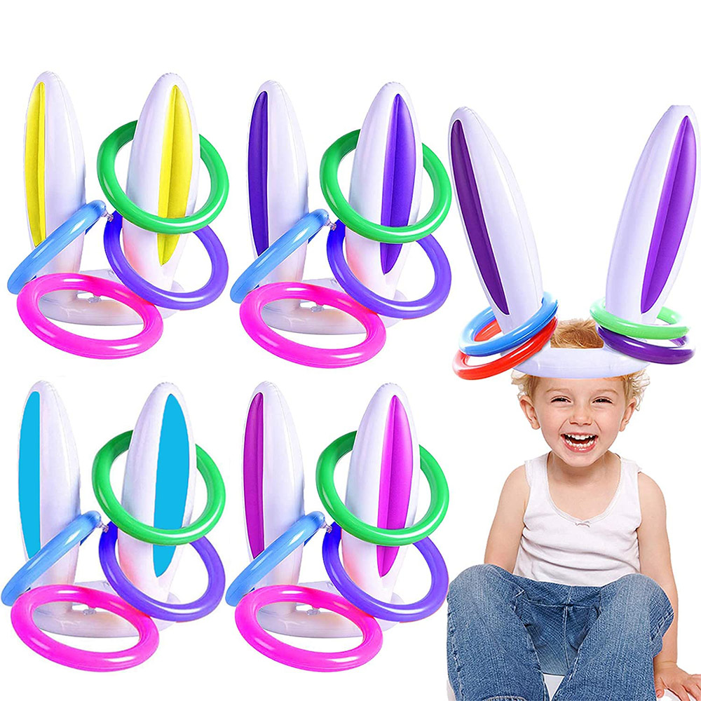 Inflatable Rabbit Ear Throwing - Kids Outdoor Easter Gifts ulasan dan harga
