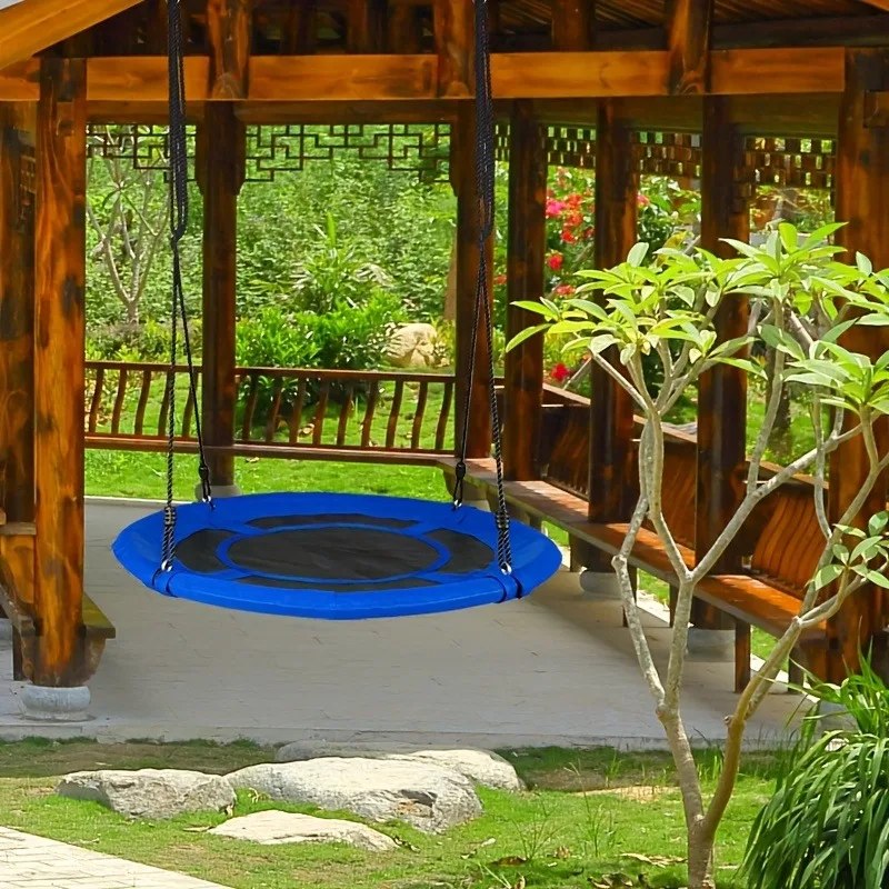 Circular Oxford Net Canvas Kid - Kids Outdoor Swing ulasan dan harga