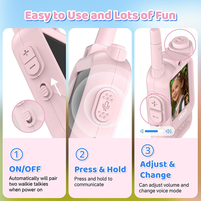 2pcs Video Walkie Talkies For  - Kids Outdoor Voices ulasan dan harga