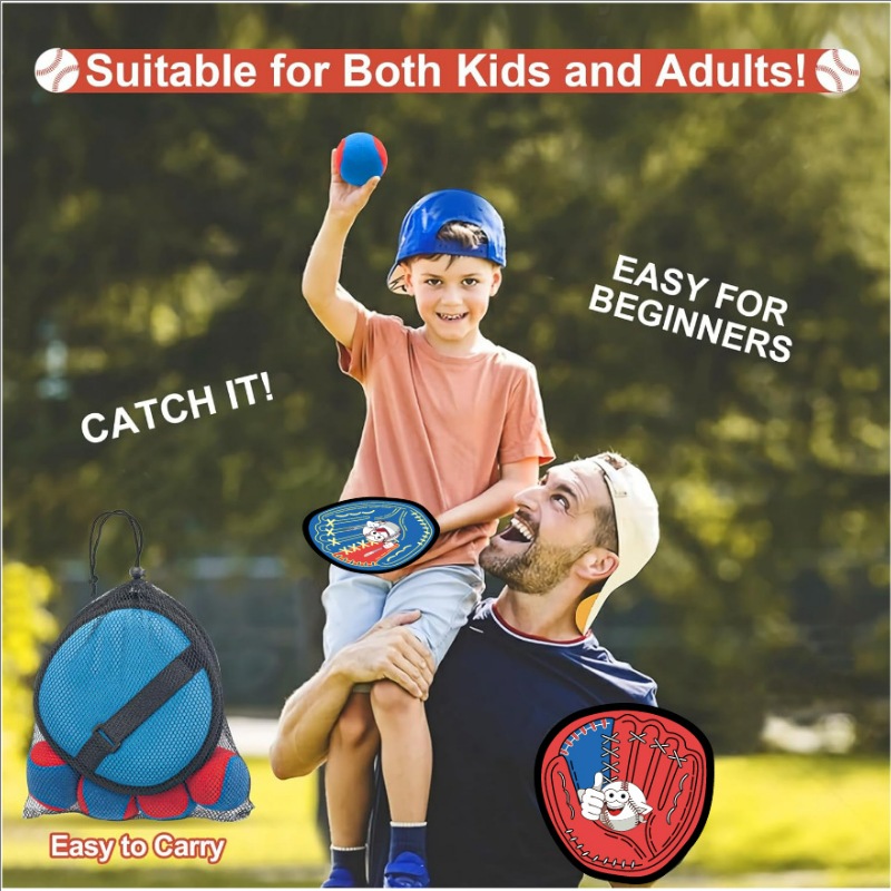 Toss and Catch Ball Set Outdoo - Kids Outdoor Easter Gifts ulasan dan harga