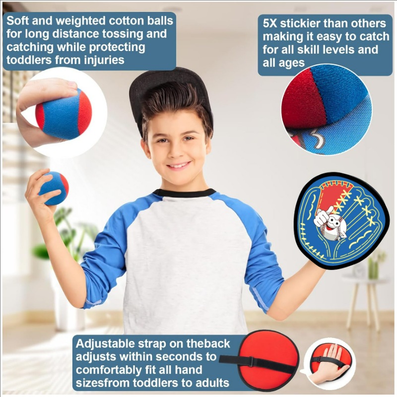 Toss and Catch Ball Set Outdoo - Kids Outdoor Easter Gifts ulasan dan harga