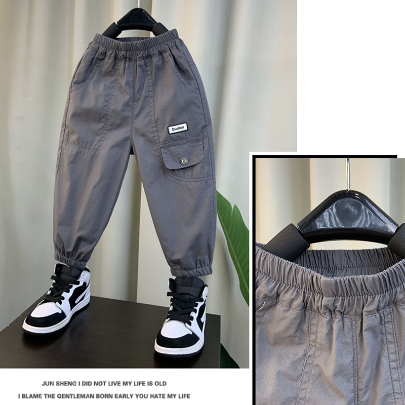 New Spring Autumn Boys Trouser - Kids Outdoor Overalls ulasan dan harga
