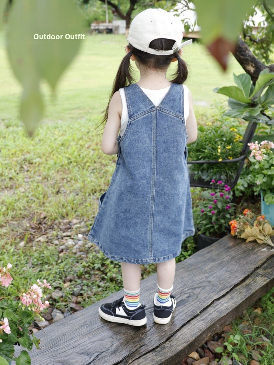 Girls Outdoor Camping Denim Ov - Kids Outdoor Overalls ulasan dan harga