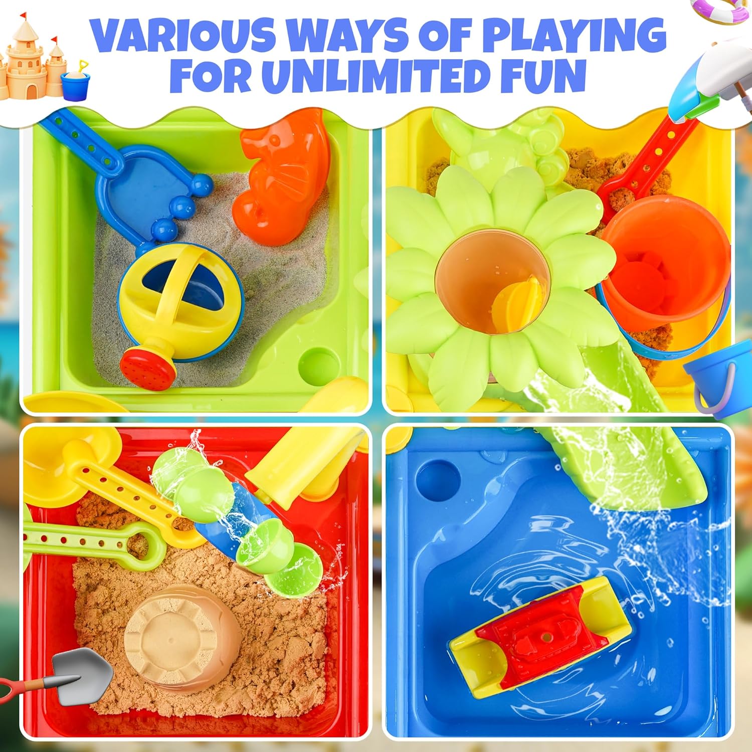 25 Pcs Summer Water Table for  - Kids Outdoor Table ulasan dan harga