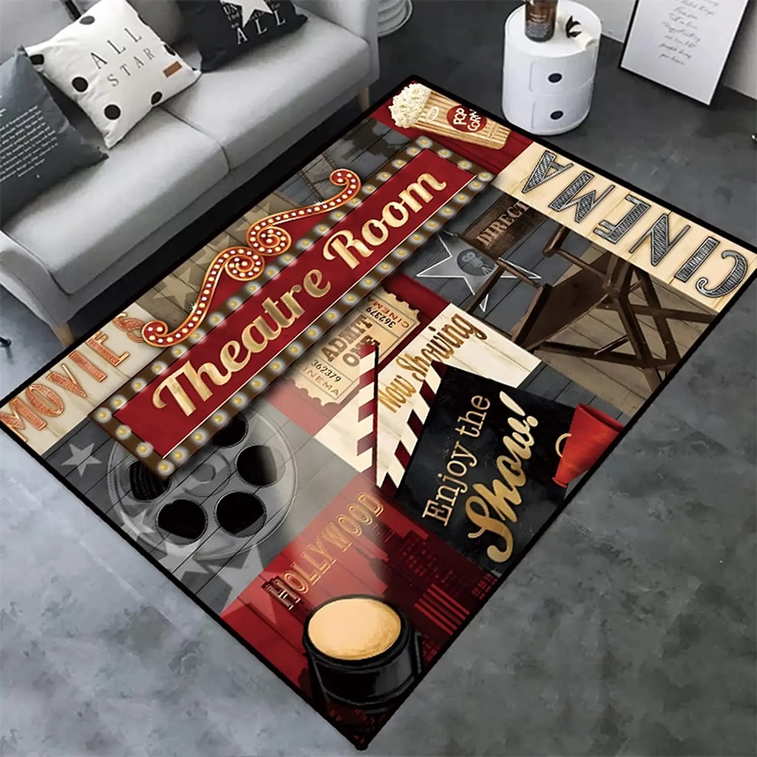 Vintage Projector Theme Movie  - Kids Outdoor Table ulasan dan harga