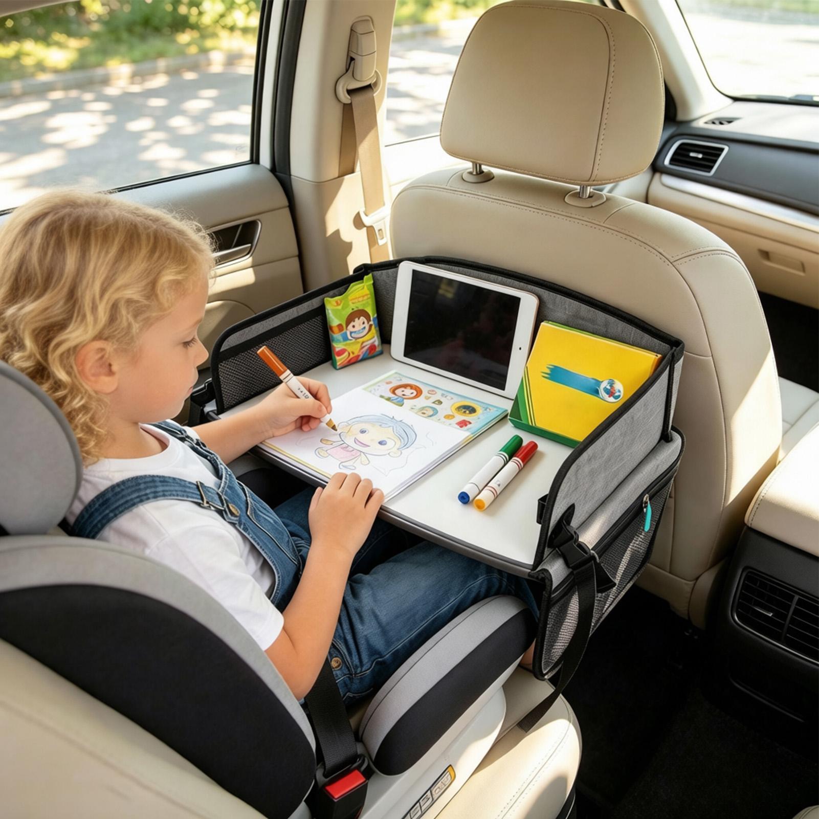 Car Seat Travel Tray With Pock - Kids Outdoor Table ulasan dan harga
