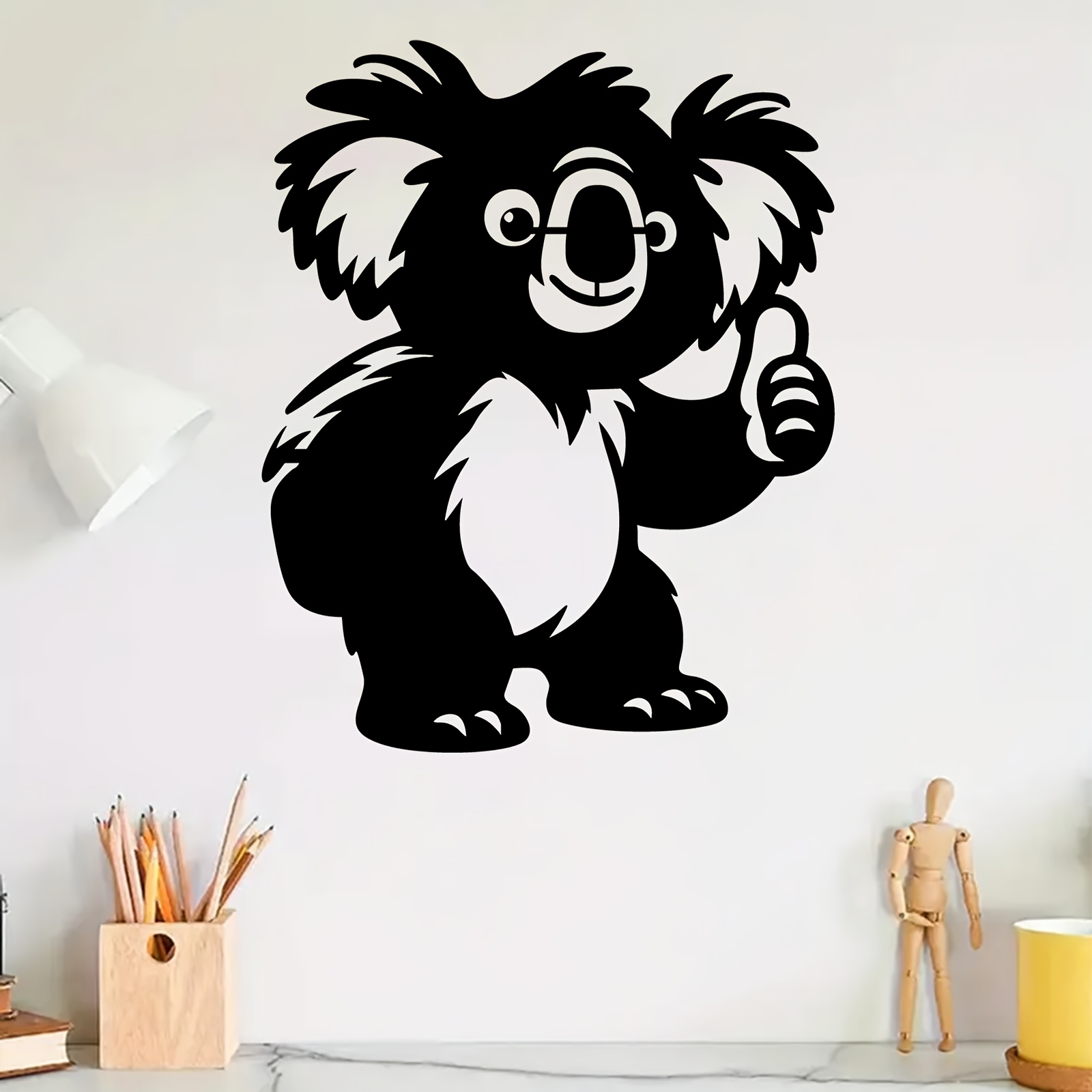 1PC Cute Koala Aluminum Metal  - Kids Outdoor Fence ulasan dan harga