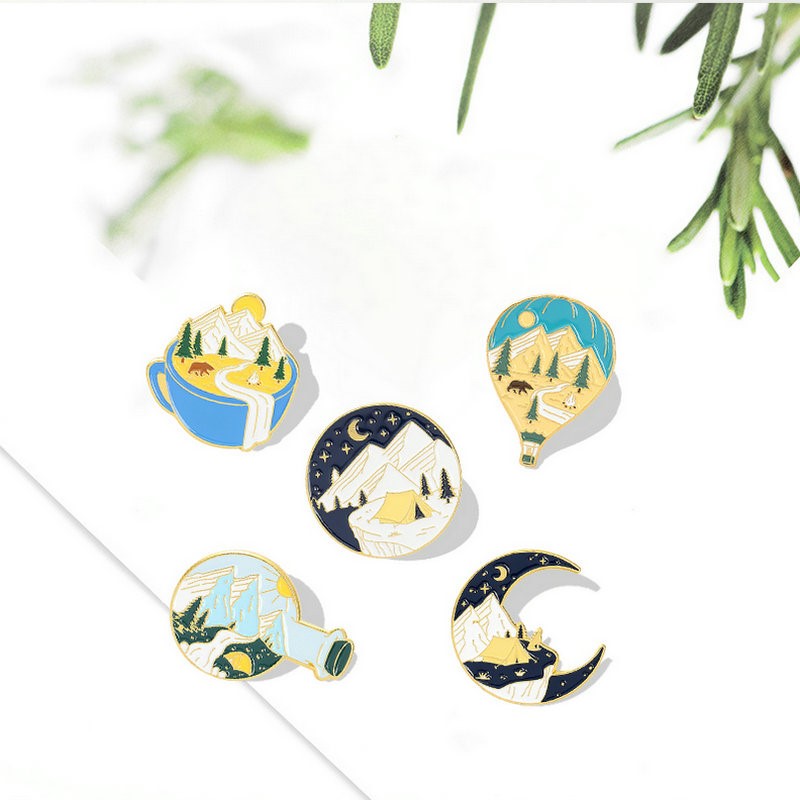 Camping Adventure Enamel Pins  - Kids Outdoor Adventure ulasan dan harga