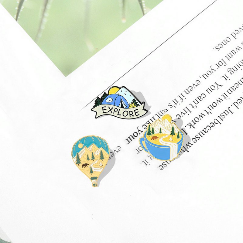 Camping Adventure Enamel Pins  - Kids Outdoor Adventure ulasan dan harga