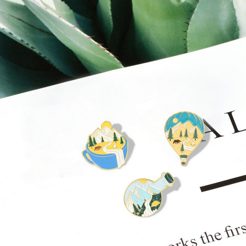 Camping Adventure Enamel Pins  - Kids Outdoor Adventure ulasan dan harga
