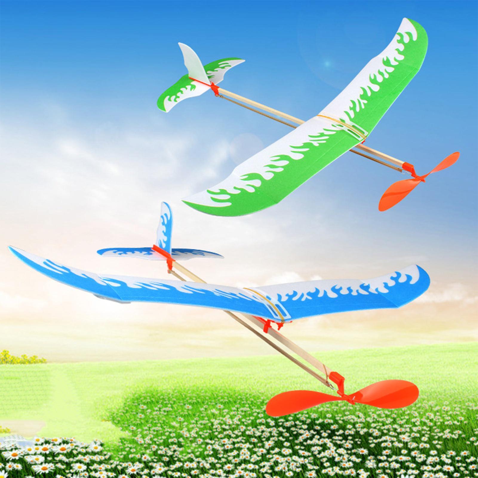 Rubber Band Airplanes Powered  - Kids Outdoor Play Equipment ulasan dan harga