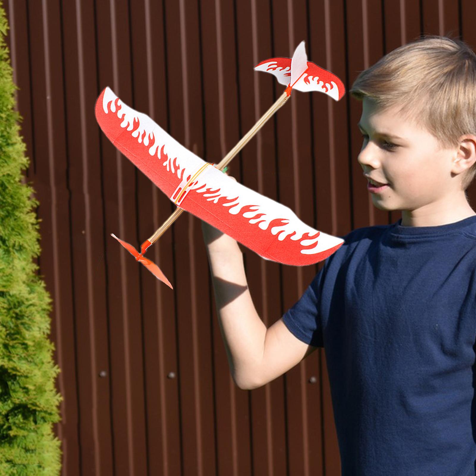 Rubber Band Airplanes Powered  - Kids Outdoor Play Equipment ulasan dan harga