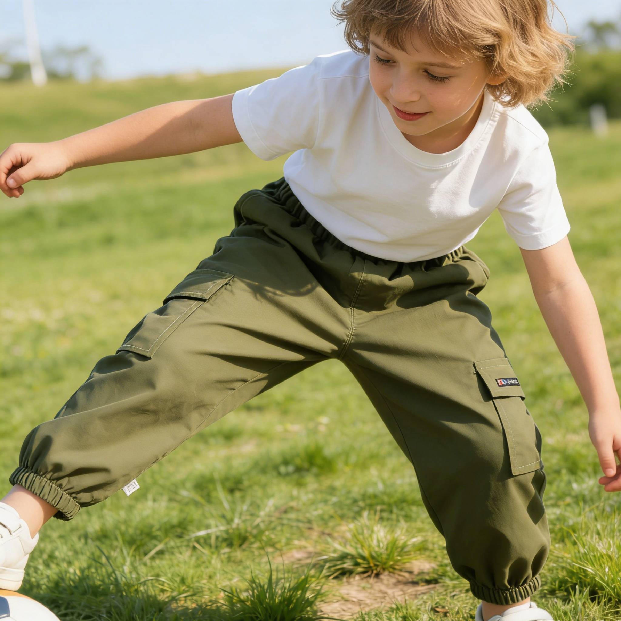 Spring Boys Pants 2026 Fashion - Kids Outdoor Overalls ulasan dan harga