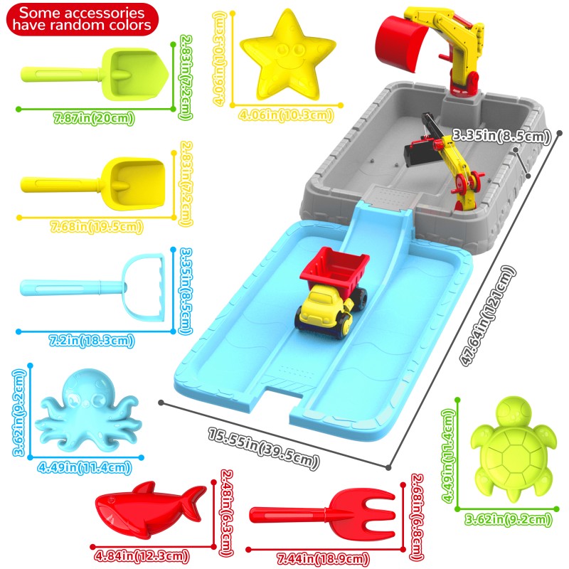 MQUDUO Kids Construction Truck - Kids Outdoor Dump Truck ulasan dan harga