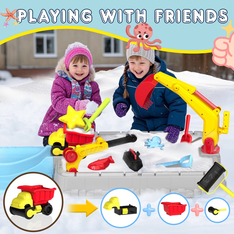 MQUDUO Kids Construction Truck - Kids Outdoor Dump Truck ulasan dan harga