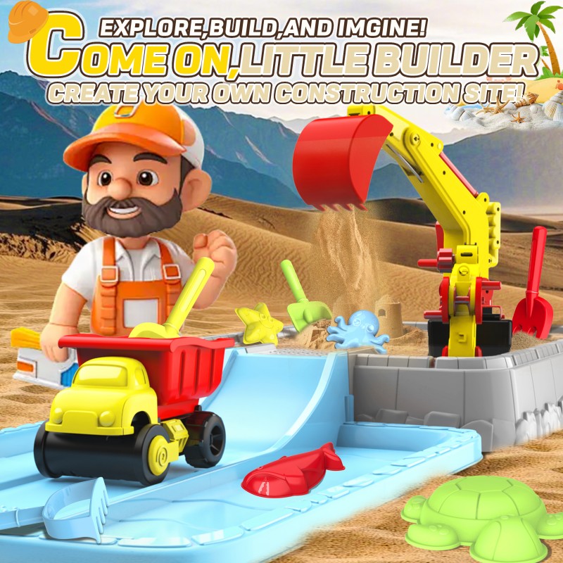 MQUDUO Kids Construction Truck - Kids Outdoor Dump Truck ulasan dan harga