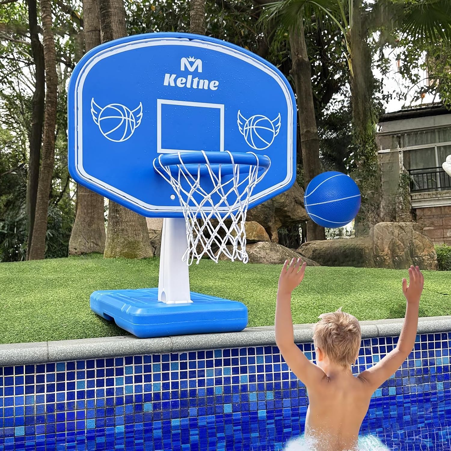 Large Swimming Pool Basketball - Kids Outdoor Basketball ulasan dan harga