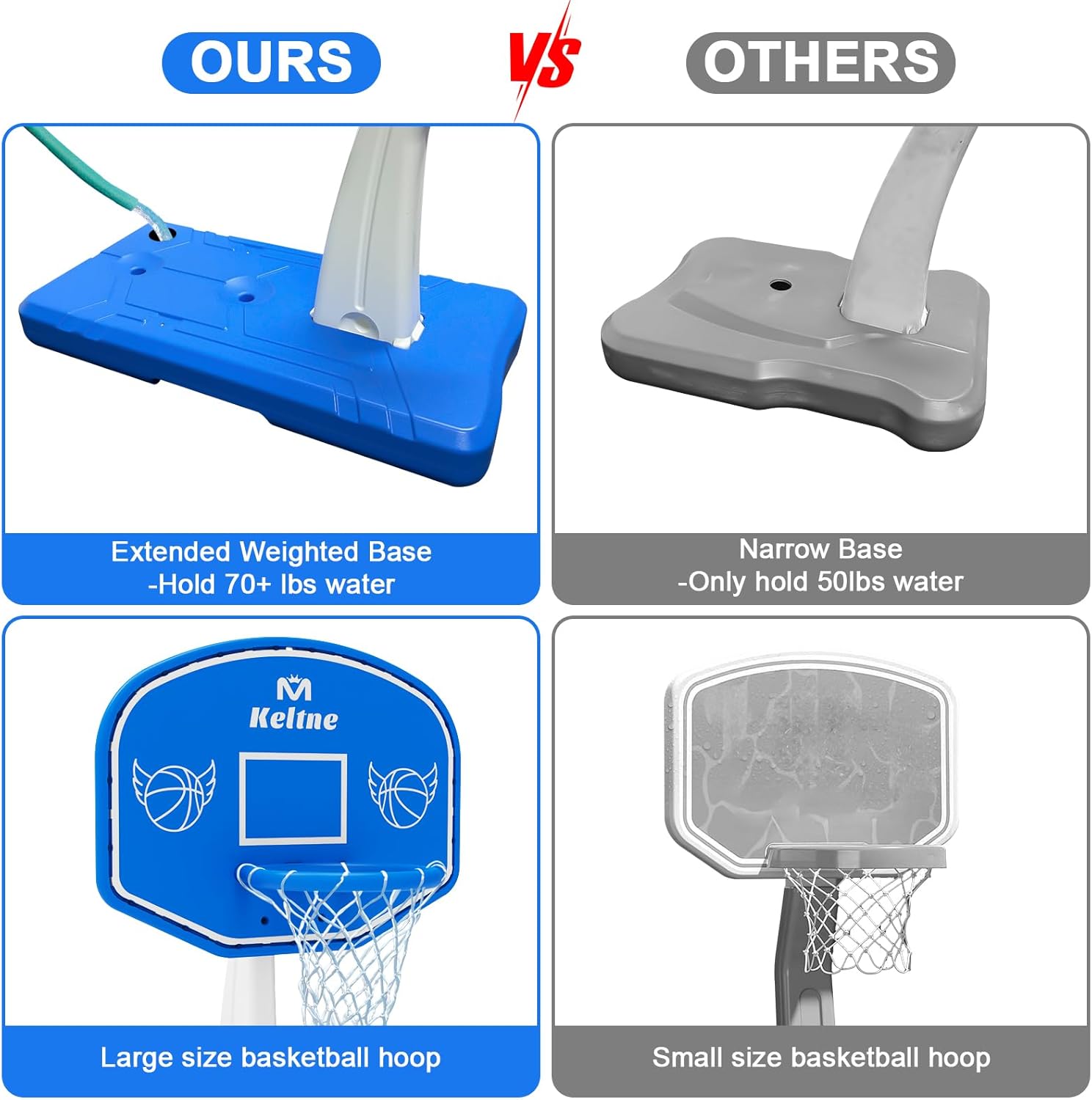 Large Swimming Pool Basketball - Kids Outdoor Basketball ulasan dan harga