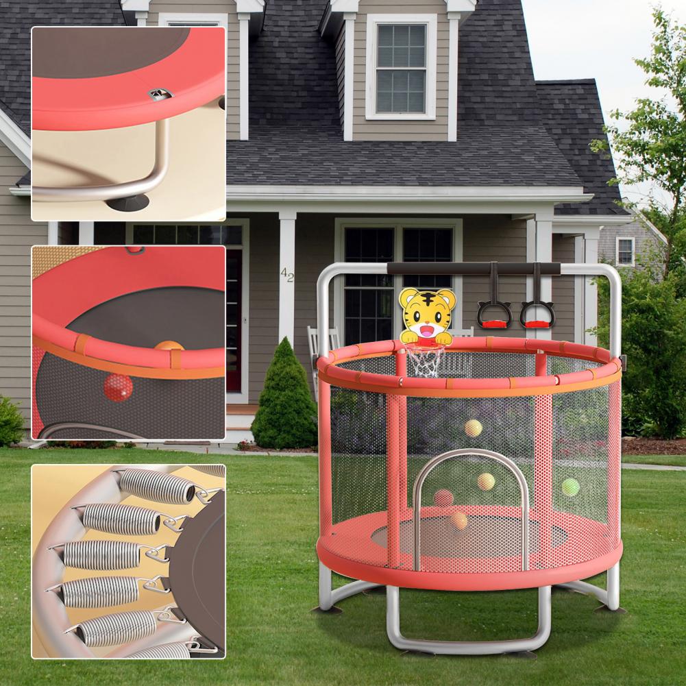 Kids Trampoline, Adjustable Ba - Kids Outdoor Swing ulasan dan harga