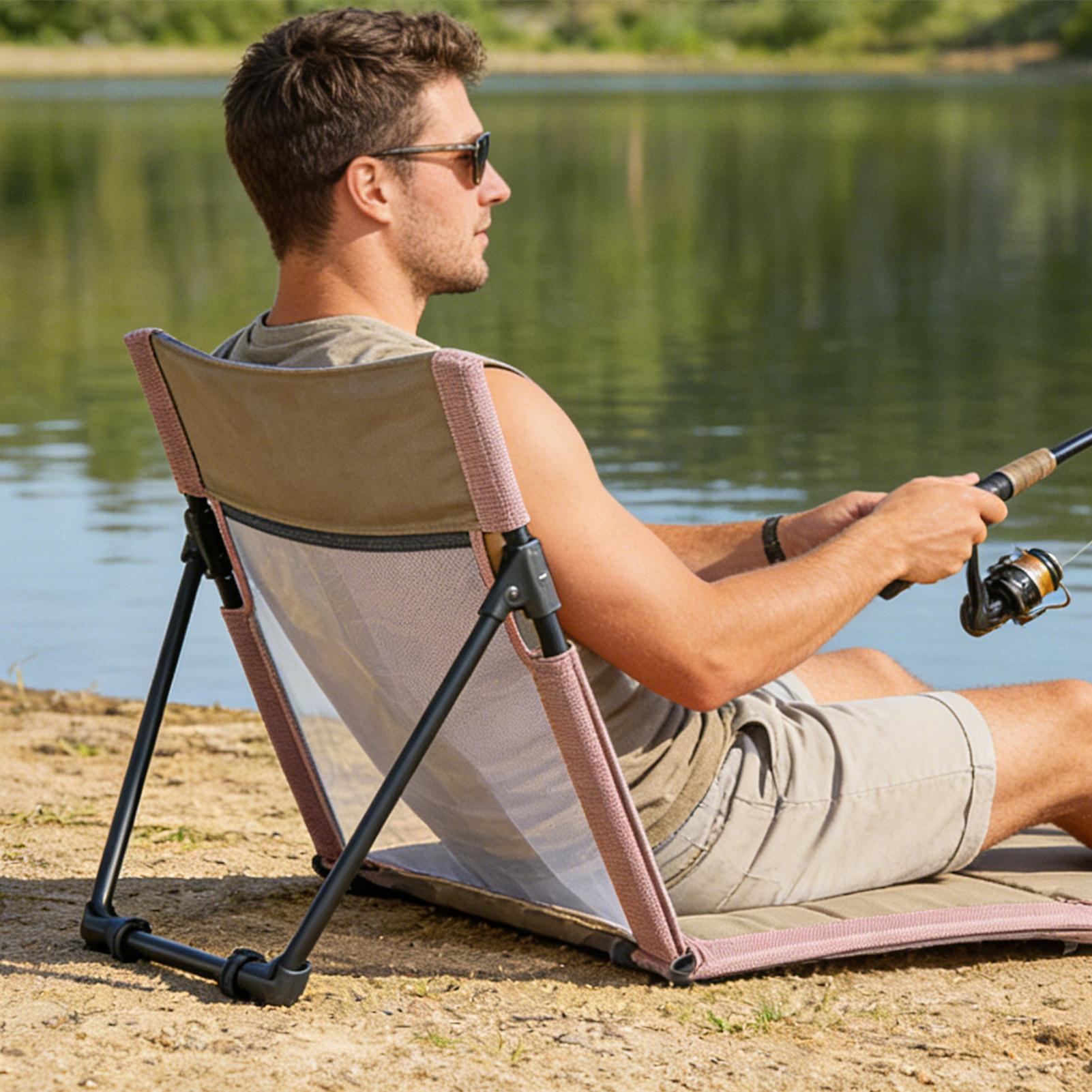 Lounge Beach Chair Folding Poo - Kids Outdoor Lounger Chair ulasan dan harga