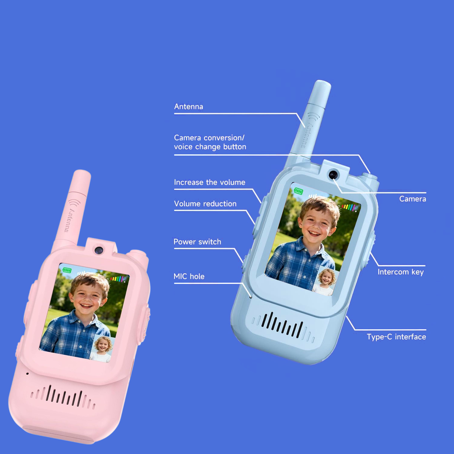 Children's 2-Pack Video Walkie - Kids Outdoor Voices ulasan dan harga