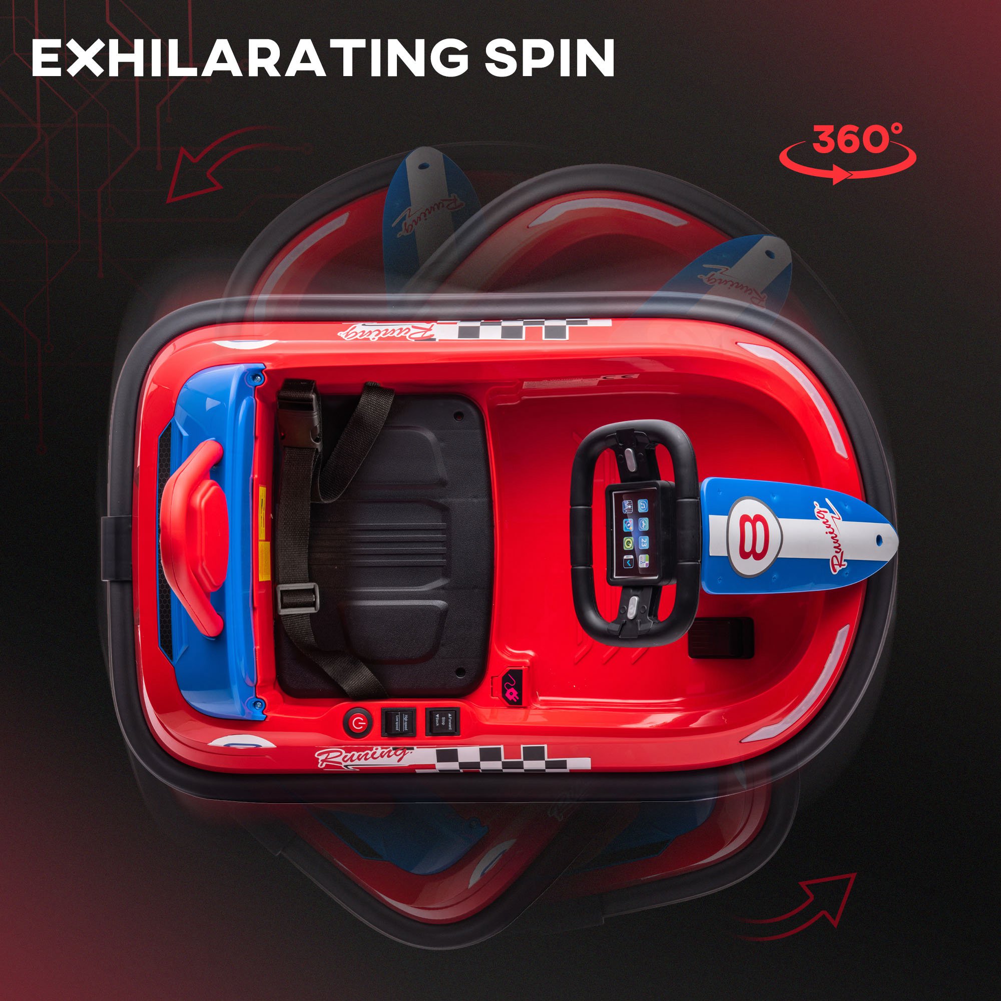 Kids Electric Ride On Toy 6V C - Kids Outdoor Music ulasan dan harga