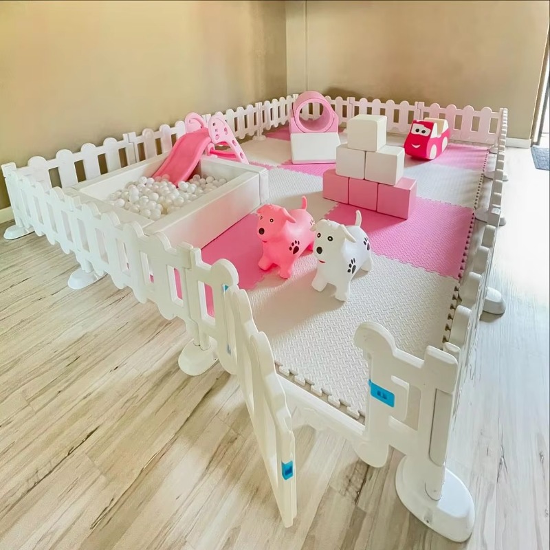 Easy-to-install portable plast - Kids Outdoor Fence ulasan dan harga