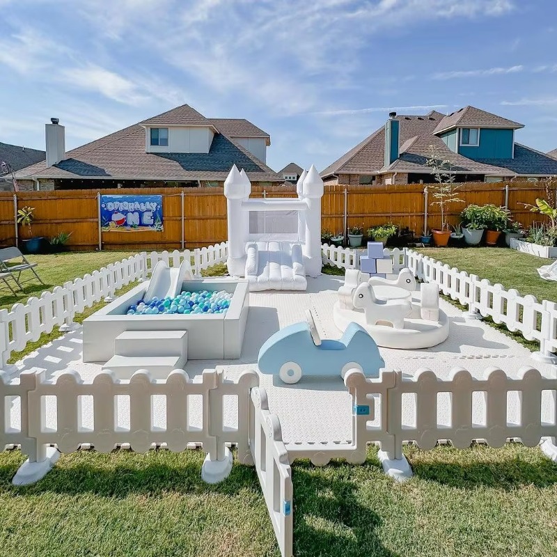Easy-to-install portable plast - Kids Outdoor Fence ulasan dan harga