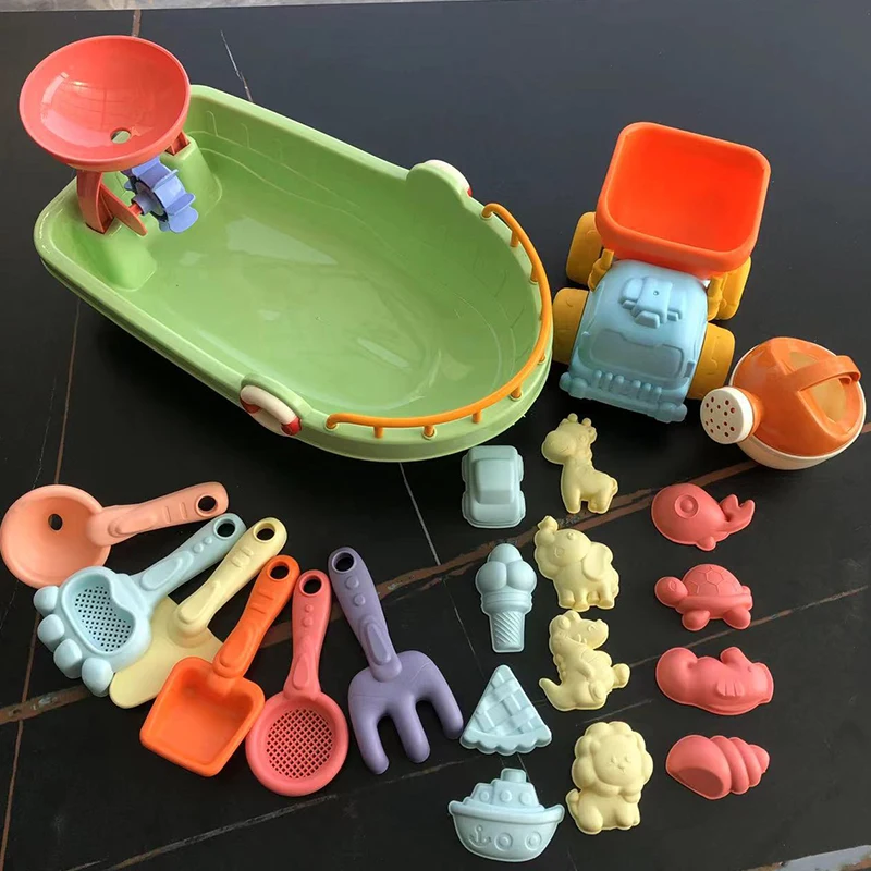 Beach Sand Toys Set Dump Truck - Kids Outdoor Dump Truck ulasan dan harga