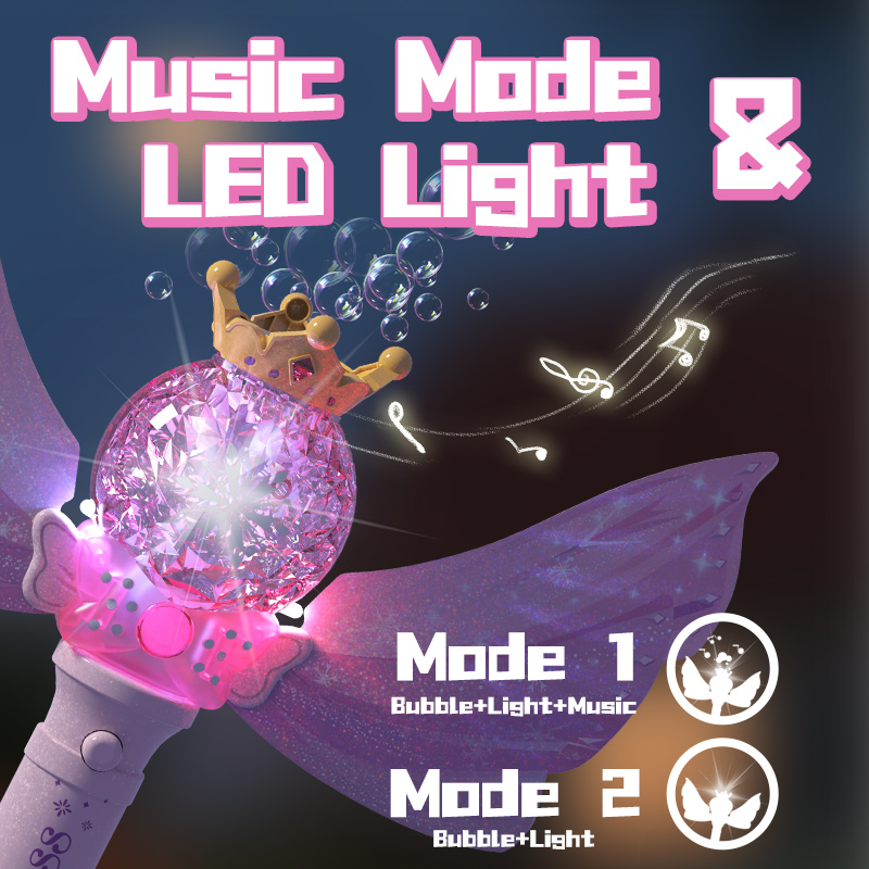 Princess Angel Wing Bubble Wan - Kids Outdoor Music ulasan dan harga