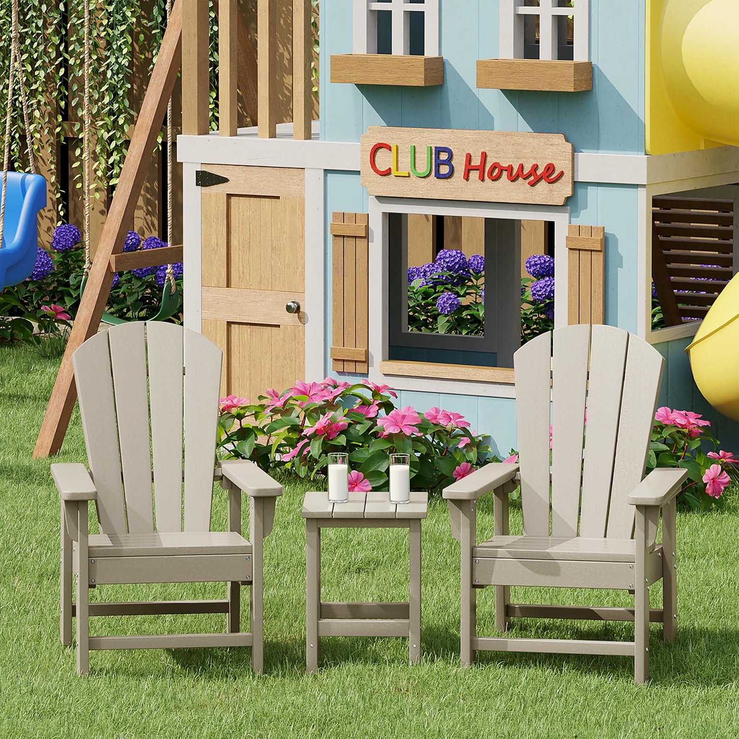 Kids Outdoor Chair Set of 2, T - Kids Outdoor Lounger Chair ulasan dan harga