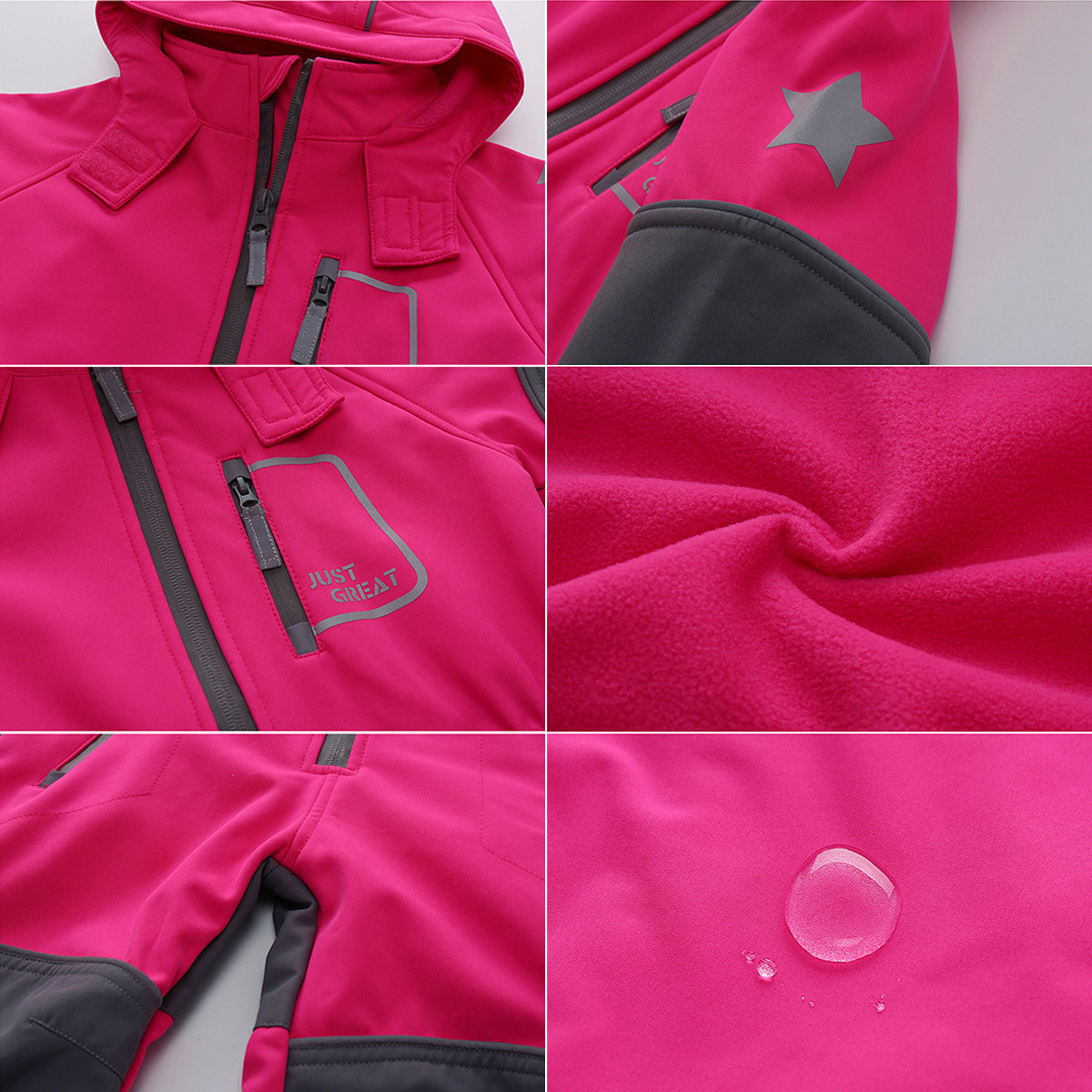 HONEYKING Children's Softshell - Kids Outdoor Overalls ulasan dan harga