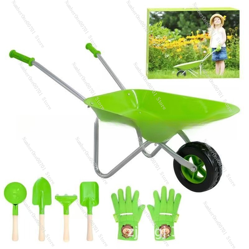 Kids Outdoor Wheelbarrow, Gree - Kids Outdoor Activity Set ulasan dan harga