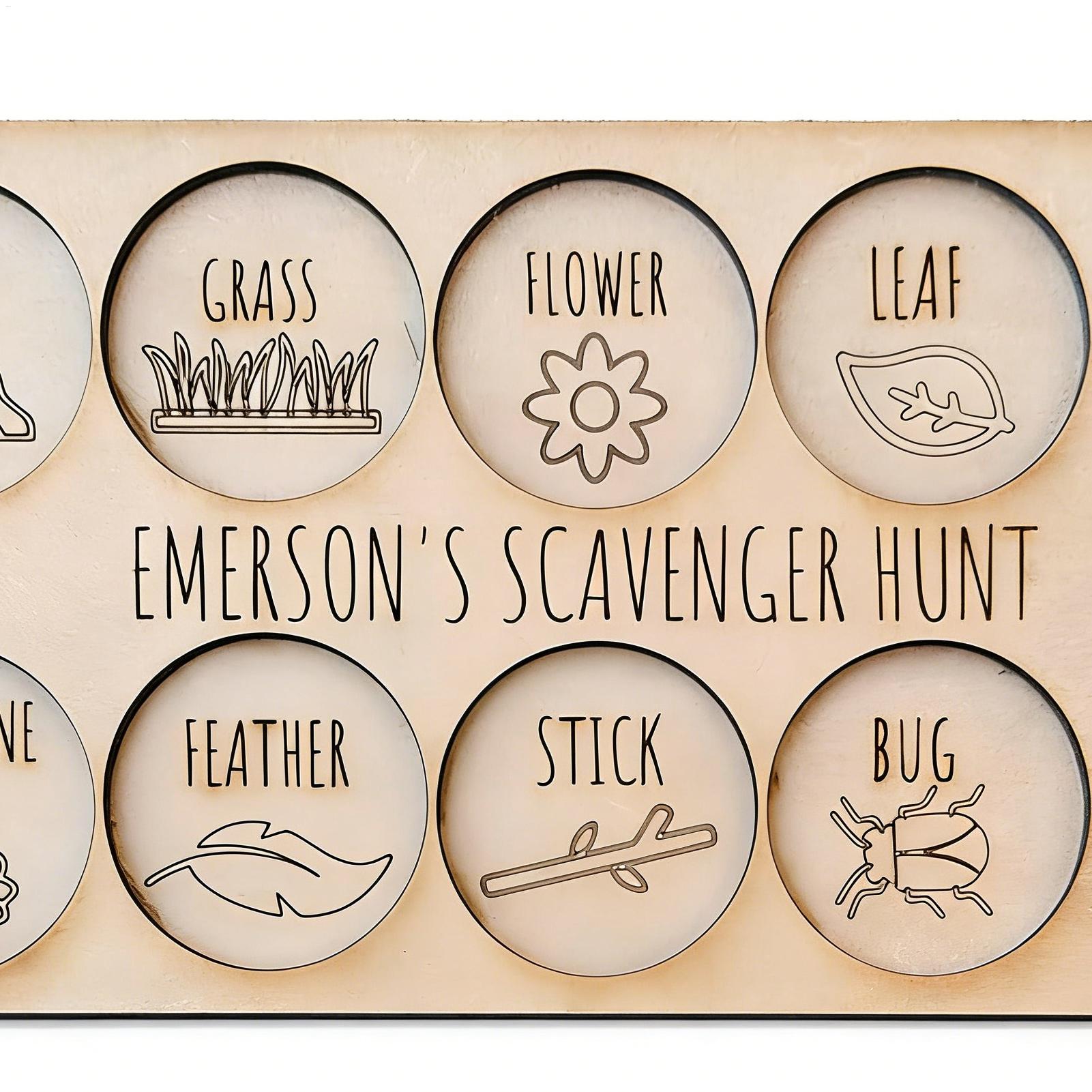 Scavenger Hunt for Kids Wooden - Kids Outdoor Scavenger Hunt ulasan dan harga