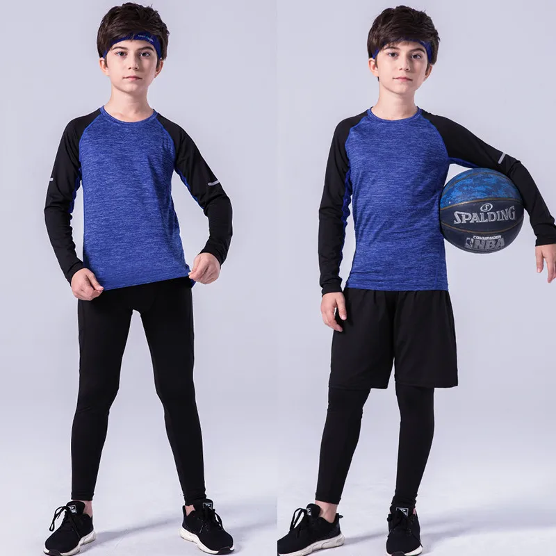 Kids Sports Clothes Compressio - Kids Outdoor Basketball ulasan dan harga