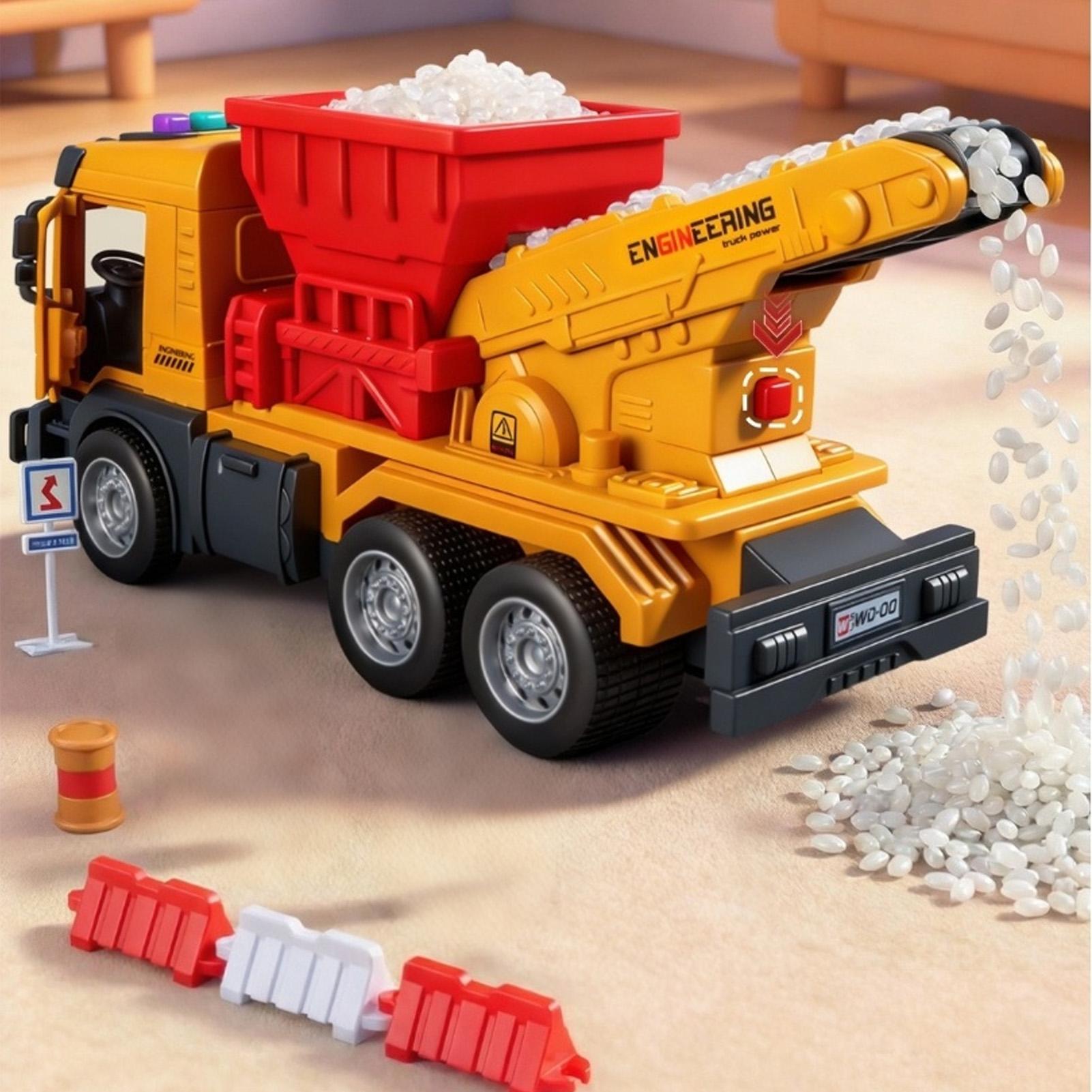 Electric Dump Truck Toy w/ Sou - Kids Outdoor Dump Truck ulasan dan harga