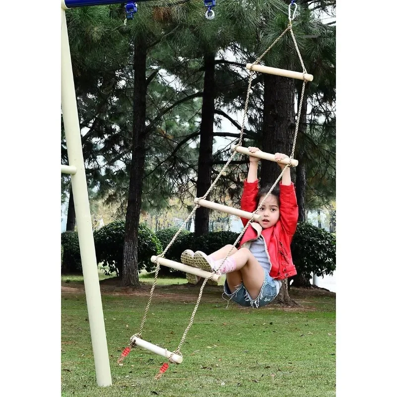 Children Climbing Rope Ladder  - Kids Outdoor Swing And Slide ulasan dan harga