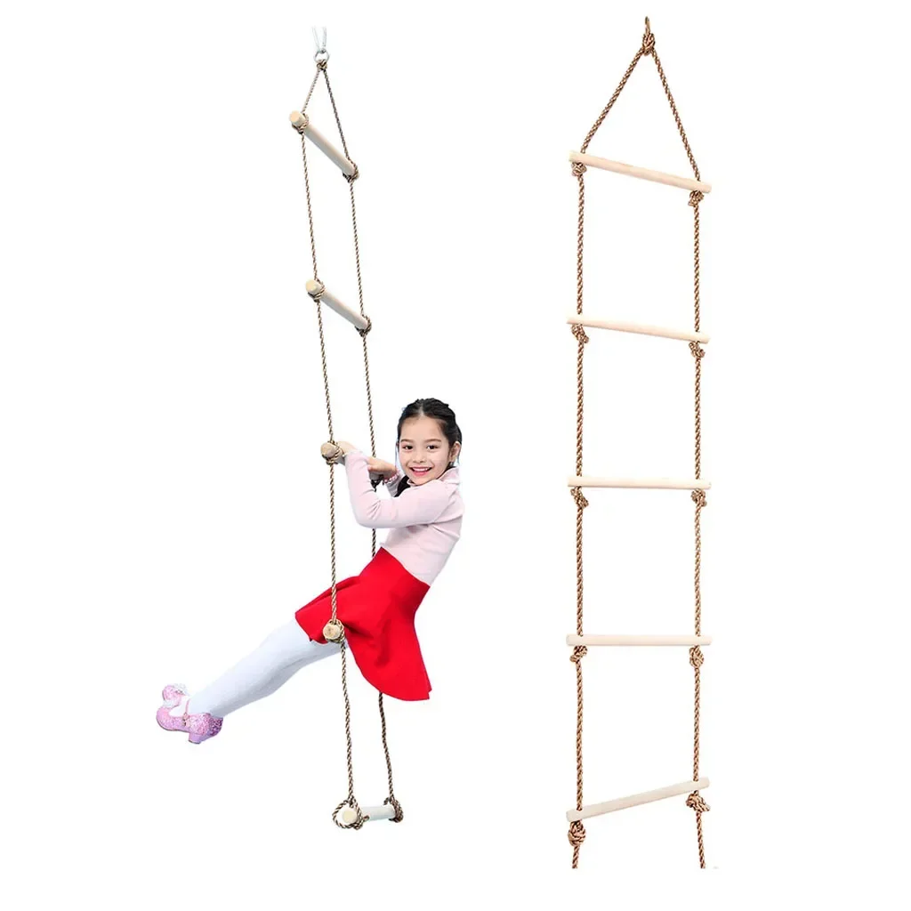 Children Climbing Rope Ladder  - Kids Outdoor Swing And Slide ulasan dan harga